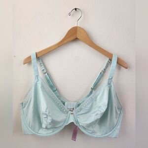 Savage X Fenty Bra Unlined Underwire Light Blue 46DDD‎